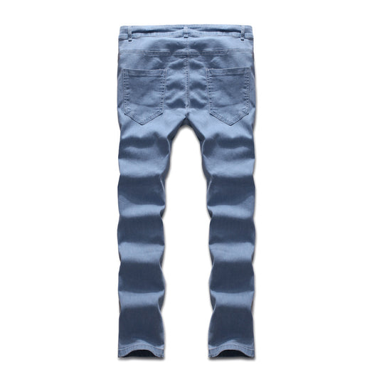 Pantalones Vaqueros Azules para Hombre - Estilo Moderno - Image 11