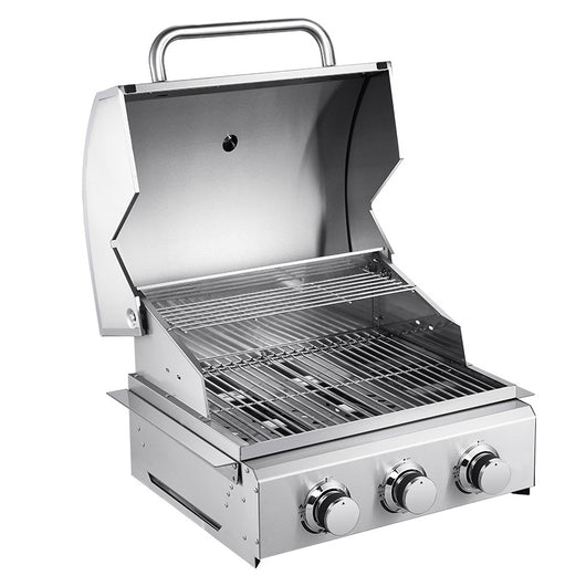 Asador de Gas Empotrable de Tres Quemadores en Acero Inoxidable - Image 10