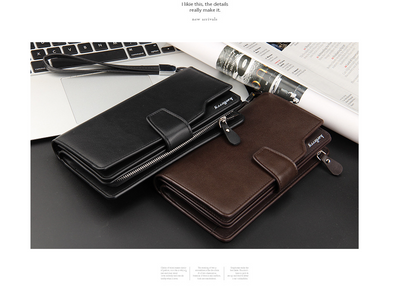 Billetera Larga Multifunción para Hombre - Cartera Organizadora con Monedero - Image 11