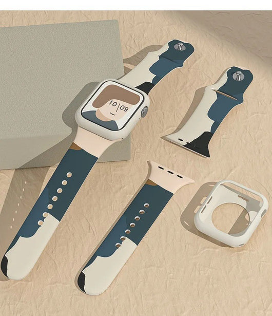 Correa Apple Watch con Estampado de Manzana - Compatible con iWatch - Image 6