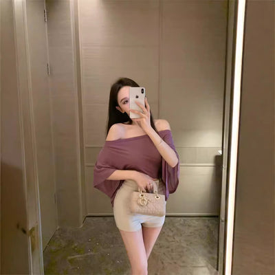 Blusa Escotada Azul para Mujer - Ajuste Ceñido Verano con Cintura Marcada - Image 5