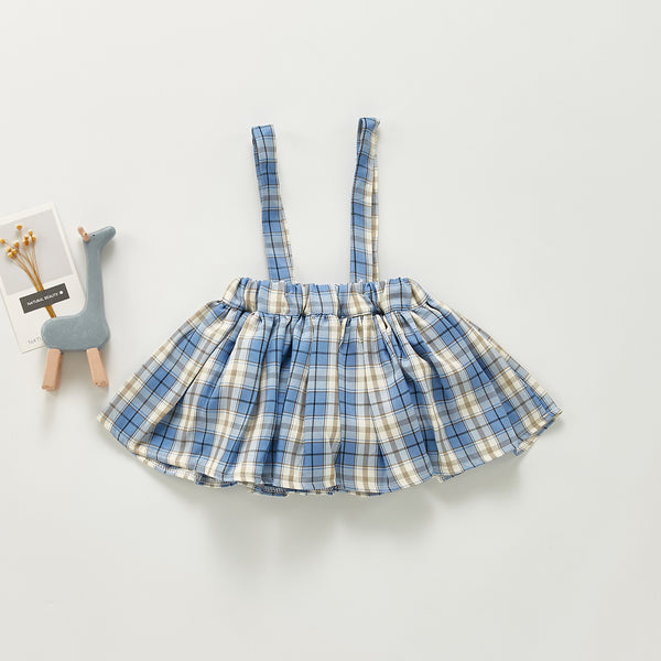 Conjunto Falda Plisada Estilo Preppy para Niña