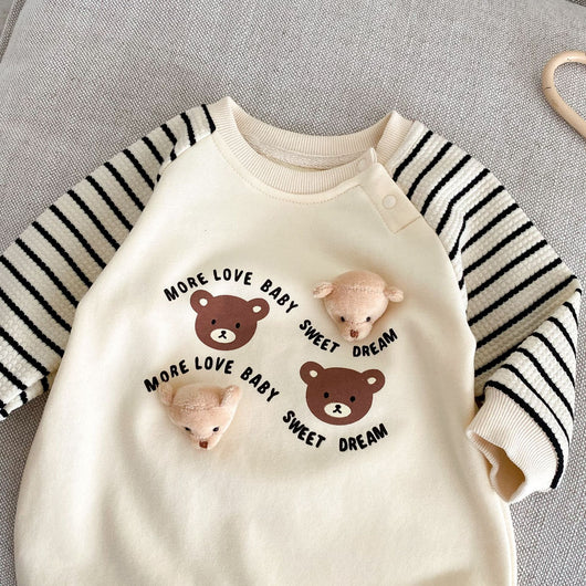 Mameluco para Bebé Minimalista con Diseño de Osito - Image 8