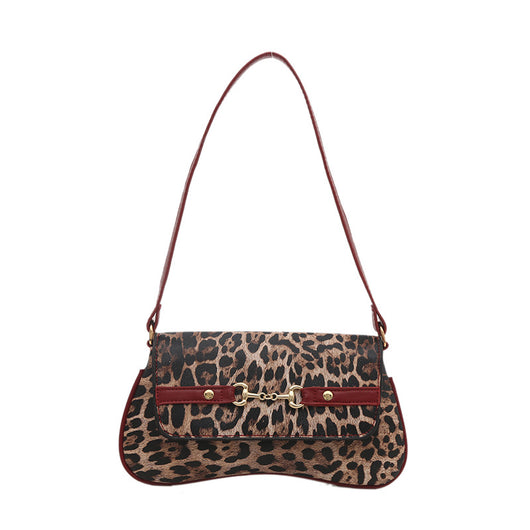 Bolso de Hombro Estampado Leopardo Lujo Ligero para Mujer - Image 10