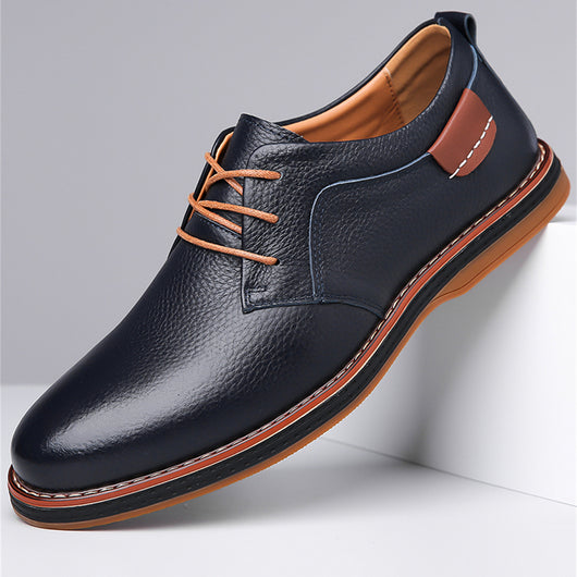 Zapatos de Cuero para Hombre Talla Grande - Costura Artesanal Premium - Image 13
