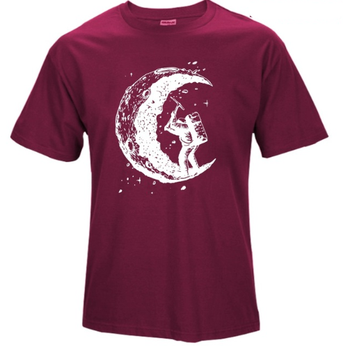 Playera Casual Hombre Estampado Luna - Cómoda y Versátil - Image 4