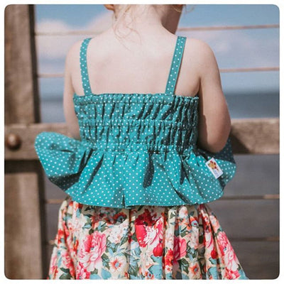 Vestido Dos Piezas con Top Ajustable e Estampado Irregular - Image 9
