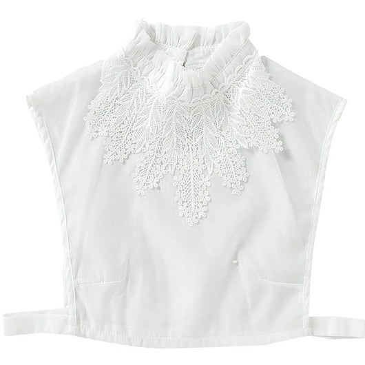 Cuello Postizo Floral para Mujer - Accesorio Decorativo Stand-up - Image 17