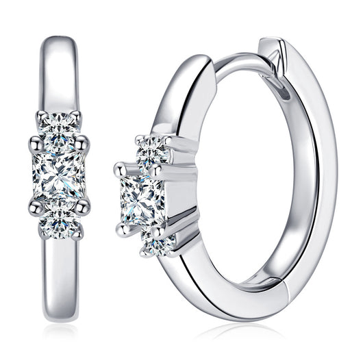 Aretes de Moissanita Multiuso para Mujer - Elegancia Versátil - Image 3