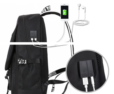 Mochila Inteligente para Hombre con Carga por Voz y Luz LED - Image 4
