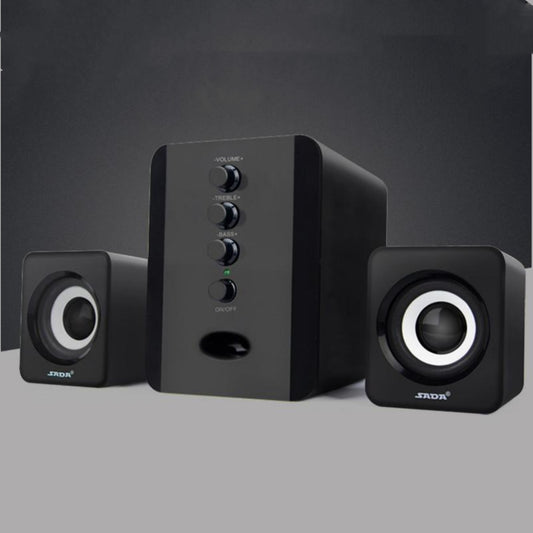 Sistema de Altavoces Estéreo D-202 con Subwoofer para PC y Smartphones