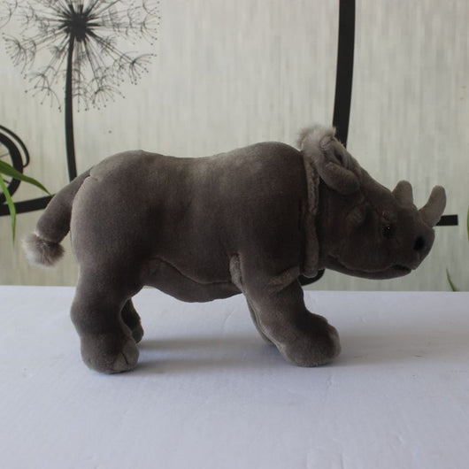 Peluche Rinoceronte de Dos Cuernos Realista - Image 10