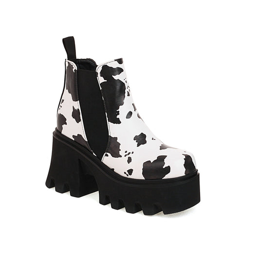 Botas Cortas Punk con Suela Gruesa para Otoño e Invierno - Image 7