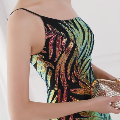 Vestido de Noche con Lentejuelas Brillantes para Fiestas y Eventos Especiales - Image 7