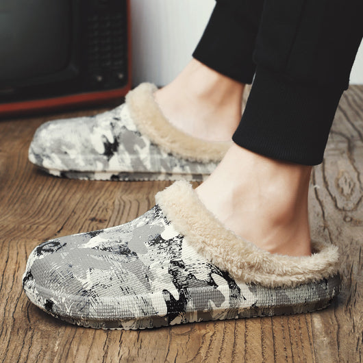 Pantuflas de Casa Térmicas para Hombre - Suela Gruesa Antideslizante