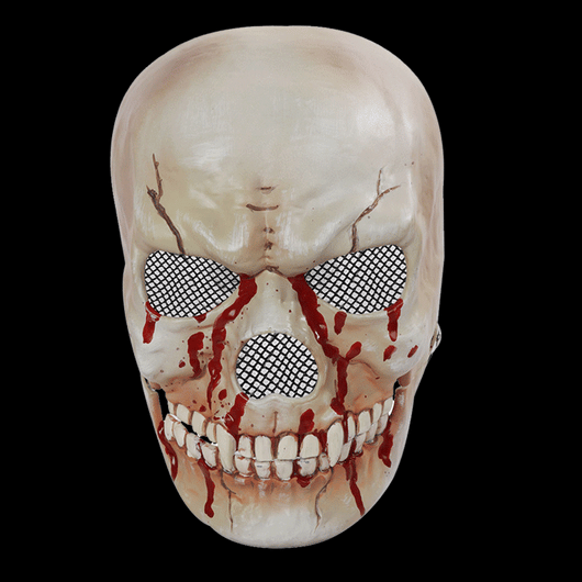 Máscara Cráneo Halloween con Mandíbula Móvil Realista - Image 14