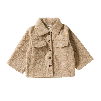Abrigo Reversible de Cuadros con Forro Polar Otoño - Image 13