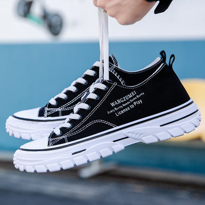 Zapatillas de Lona Ligeras Transpirables Estilo Coreano - Tenis Casuales Hombre Moda Urbana - Image 6