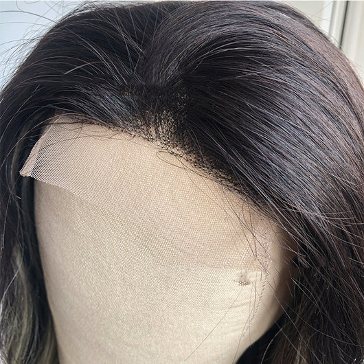 Peluca de Cabello Humano con Encaje - Liso y Ondulado - Image 10