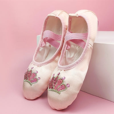 Zapatos de Danza Infantiles con Suela Blanda para Niñas - Image 13