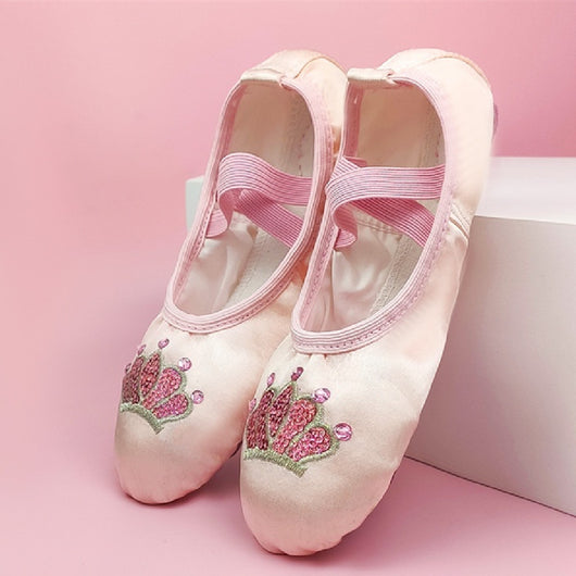 Zapatos de Danza Infantiles con Suela Blanda para Niñas - Image 13