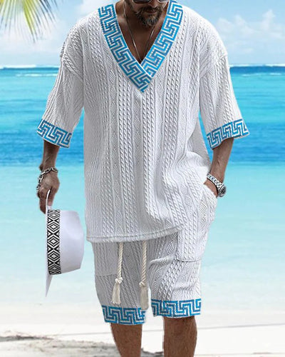 Conjunto Deportivo Hombre Verano Suelto - Short y Playera - Image 14