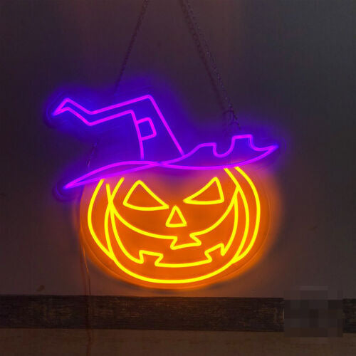 Linterna Decorativa de Calabaza Neón para Halloween - Image 7