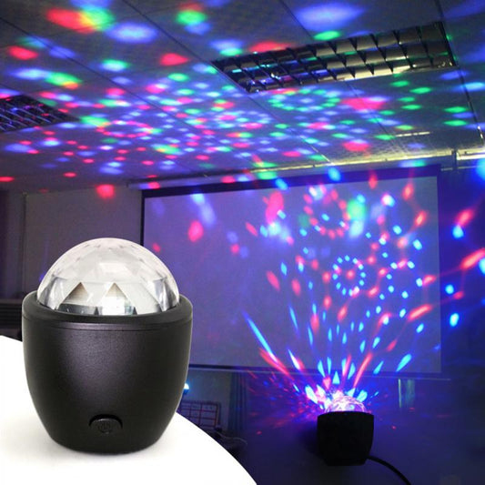 Bola de Luz LED Cristal Mágica para Fiestas