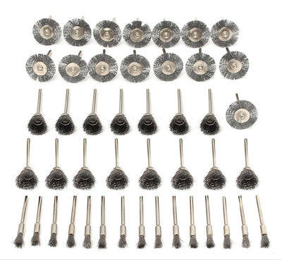 Set de 45 Cepillos de Alambre de Acero con Mango - Image 7