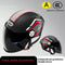 Black Dual Visor Helmet 3C