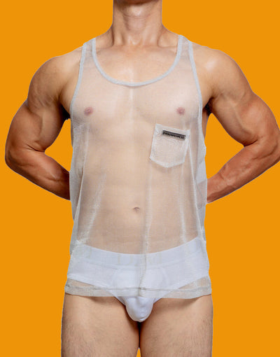 Musculosa Hombre Malla Poliéster Transpirable Diseño Moderno - Image 12