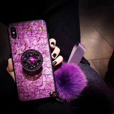 Funda Epóxica Morada con Laminado Dorado y Efecto Sorpresa - Image 7