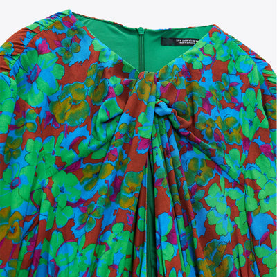 Vestido Retro Estampado Floral para Mujer - Image 4
