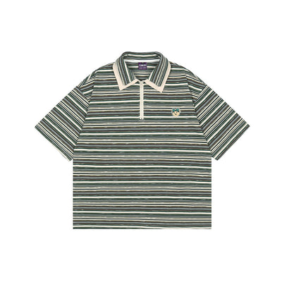 Polo Rayado con Solapa y Manga Corta - Image 6