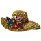 Broche Vintage Oro Antiguo con Diamante Diseño Sol