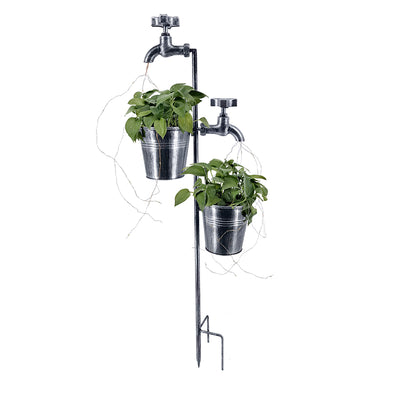 Luz Solar para Jardín con Grifo Decorativo - Image 8