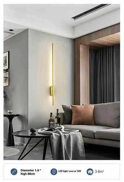 Lámpara de Pared Minimalista Lineal para Dormitorio - Image 16
