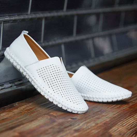 Zapatos de Cuero para Conducir - Mocasines Cómodos Hombre Talla Grande - Image 6