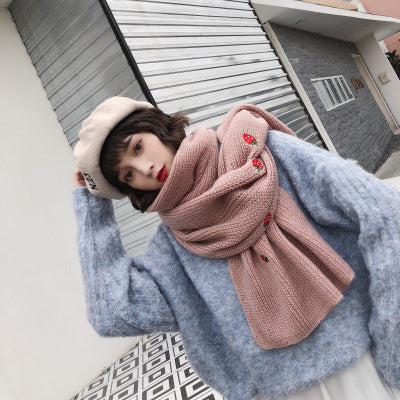 Babero de Lana Estilo Harajuku