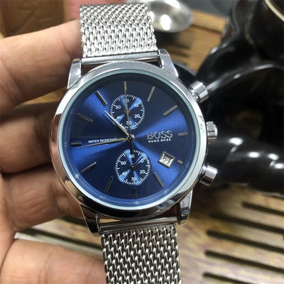 Reloj de Hombre con Malla y Movimiento Quartz de 5 Agujas - Image 16