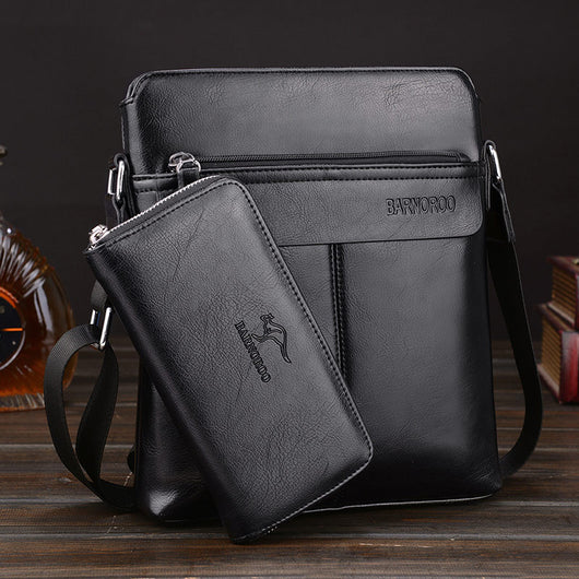 Bolsa Bandolera de Cuero para Hombre - Estilo Ejecutivo y Casual - Image 8