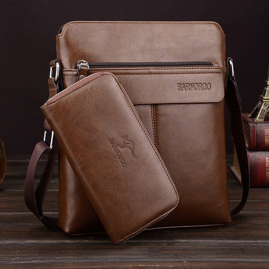 Bolsa Bandolera de Cuero para Hombre - Estilo Ejecutivo y Casual - Image 6