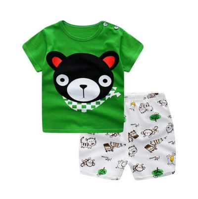 Conjunto de Verano para Niños - Playera y Shorts de Algodón con Diseños Animados - Image 3