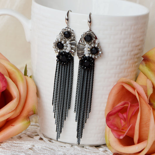 Aretes Bohemios Artesanales con Borlas - Image 7