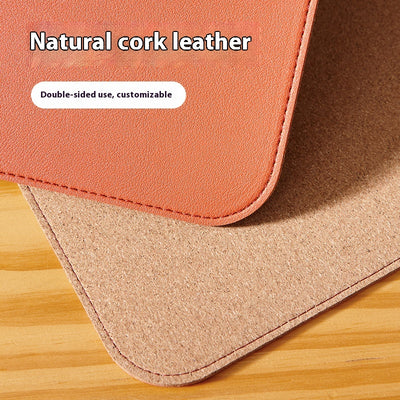 Tapete de Escritorio Cork Leather - Protección Premium con PVC Reforzado - Image 4