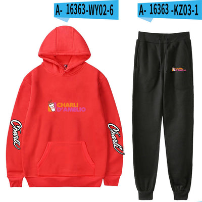 Conjunto Deportivo Estampado con Capucha: Sudadera y Leggings - Image 15