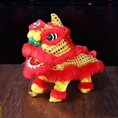 Peluche León Eléctrico Interactivo con Características Chinas - Image 4