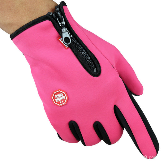 Guantes de Esquí con Tecnología Táctil y Cierre de Cremallera - Image 3