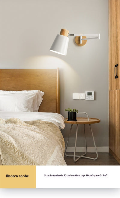 Lámpara de Pared Articulada con Soporte para Pinceles - Diseño Creativo Retráctil - Image 13
