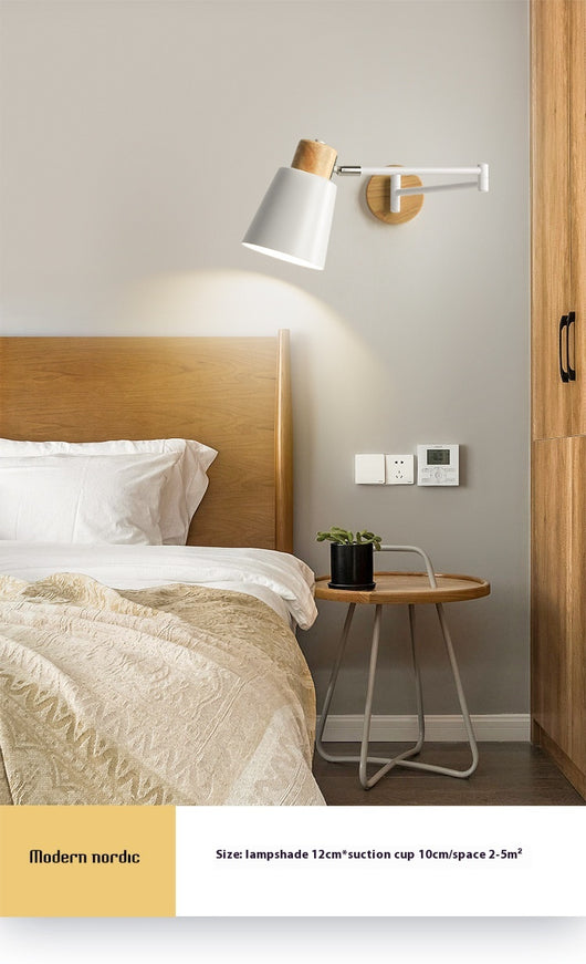 Lámpara de Pared Articulada con Soporte para Pinceles - Diseño Creativo Retráctil - Image 13